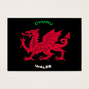 Red Dragon of Wales (Cymru),Black, White,Green