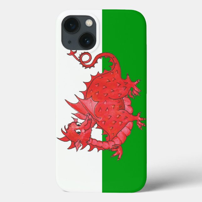 Red Dragon on Green and White iPhone 6 Xtreme Case (Back)