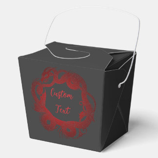 Red Dragon Personalized Favor Box