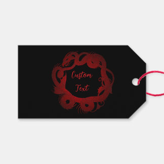 Red Dragon Personalized Gift Tags