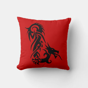 Red Dragon Pillow Customizable