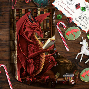 Red Dragon Podcast Fantasy Large Christmas Stocking