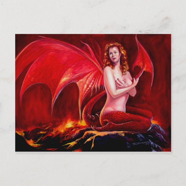 Red Dragon Postcard (Front)