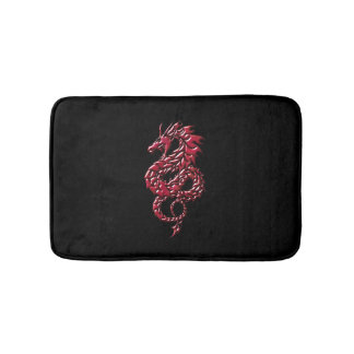 Red Dragon Rising Bath Mat