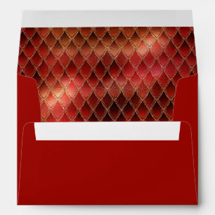 Red Dragon Scales Envelope
