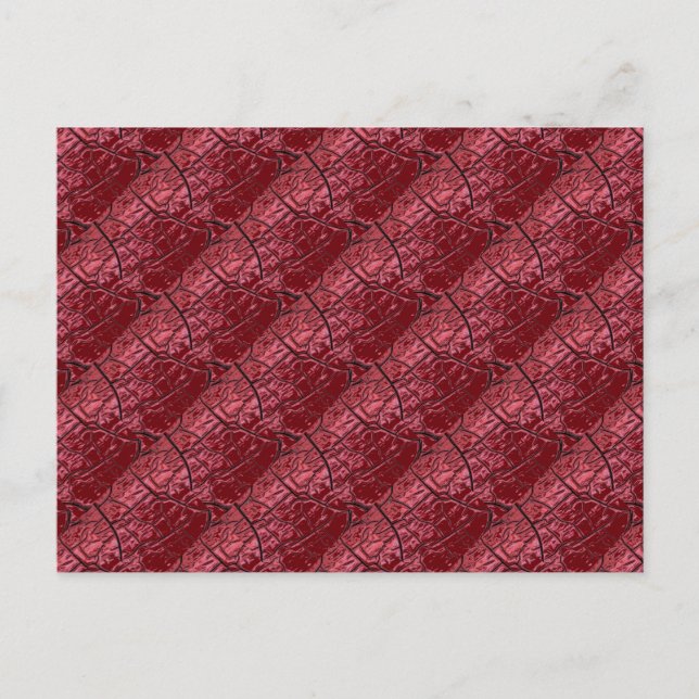 Red Dragon Scales Postcard (Front)