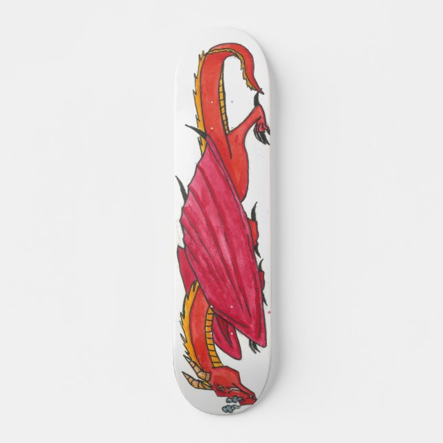 Red Dragon Skateboard (Front)
