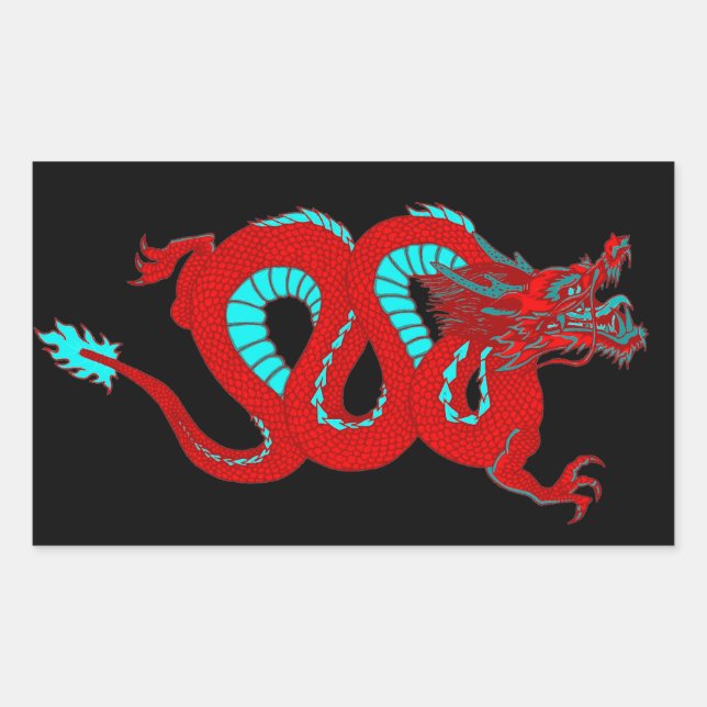Red Dragon Sticker (Front)