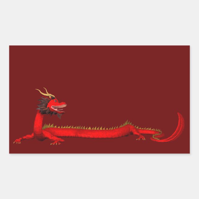 Red Dragon Sticker (Front)