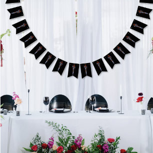Red Dragon Sword Bunting Flags