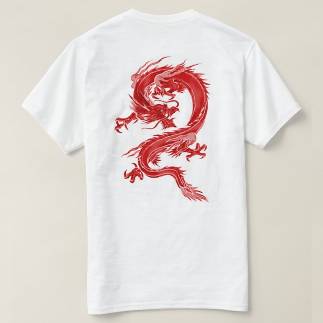 Red Dragon T-Shirt (Design Back)