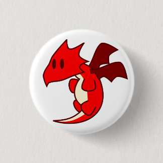 Red Dragon Token 1 Inch Round Button
