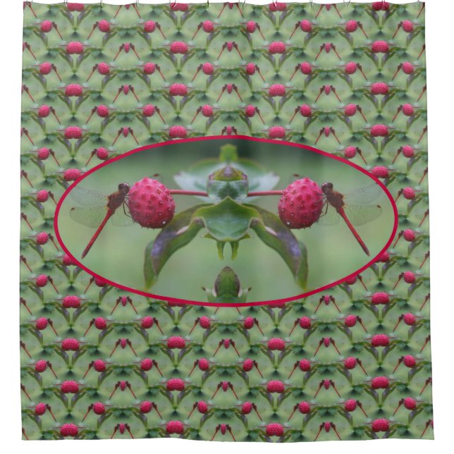 Red Dragonfly Abstract Pattern (Front)