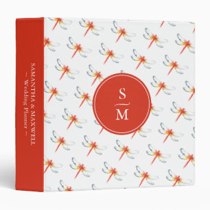Red Dragonfly Custom Wedding Planning Binder