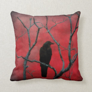 Red Dream Throw Pillow