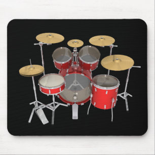 Red Drum Kit: Mousepad