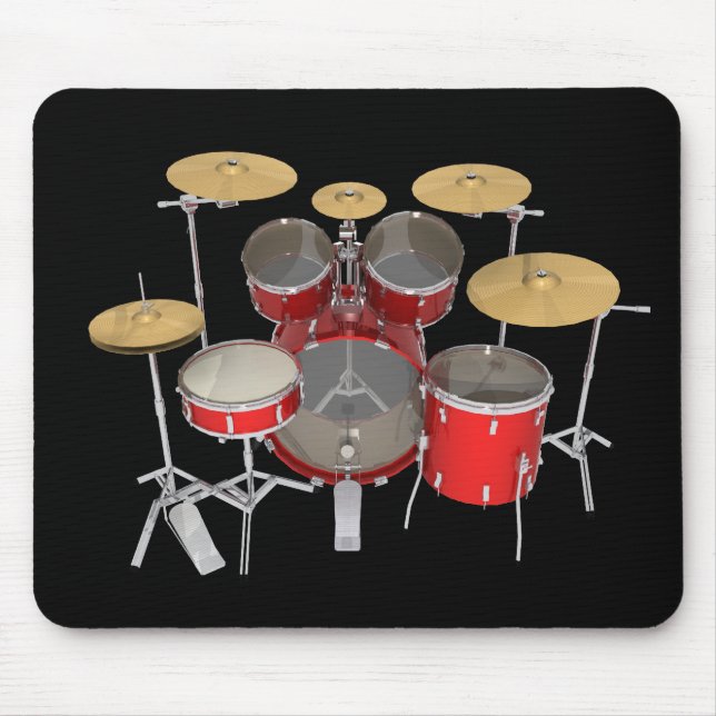 Red Drum Kit: Mousepad (Front)