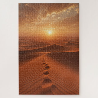 Red Dune Horizon – Sunlit Desert Path Puzzle