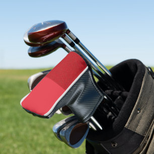 Red Duo-Tone Golf Head Cover (Customizable)