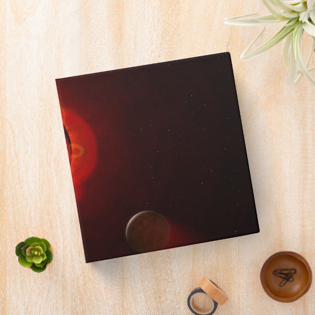 Red Dwarf Star Orbited By A Hypothetical Exoplanet Binder (In Situ)