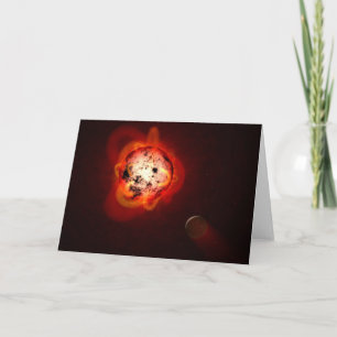 Red Dwarf Star Orbited By A Hypothetical Exoplanet Card