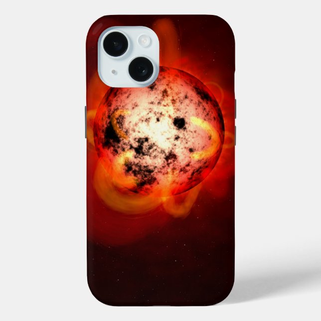 Red Dwarf Star Orbited By A Hypothetical Exoplanet Case-Mate iPhone Case (Back)