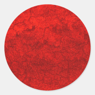 Red Earth Classic Round Sticker