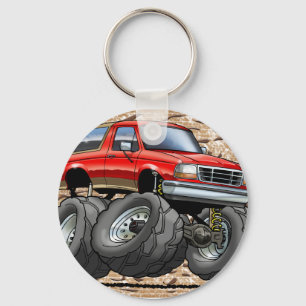 Red Eddie Bauer Bronco Keychain
