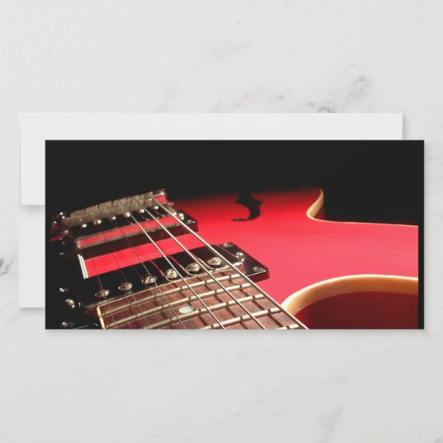 Red Electric Guitar (Front)