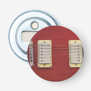 Red Electric Guitar Bottle Opener