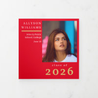 Trifold Letter Fold Announcement