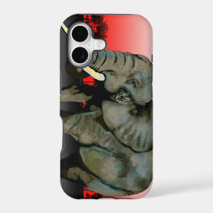 Red Elephant iPhone case