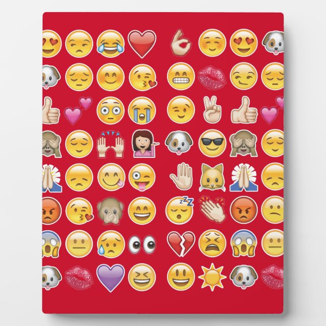 red emoji plaque (Front)