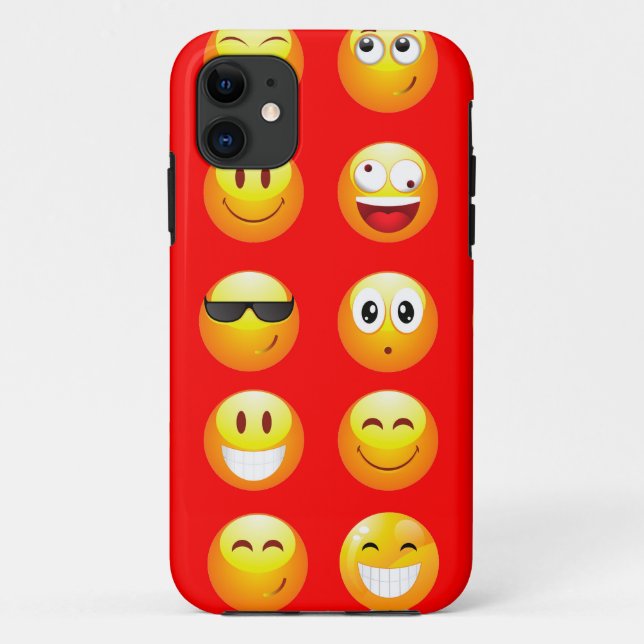 red emojis Case-Mate iPhone case (Back)