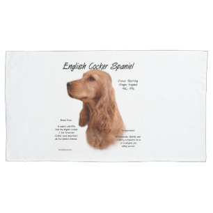 Red English Cocker Spaniel History Pillowcase
