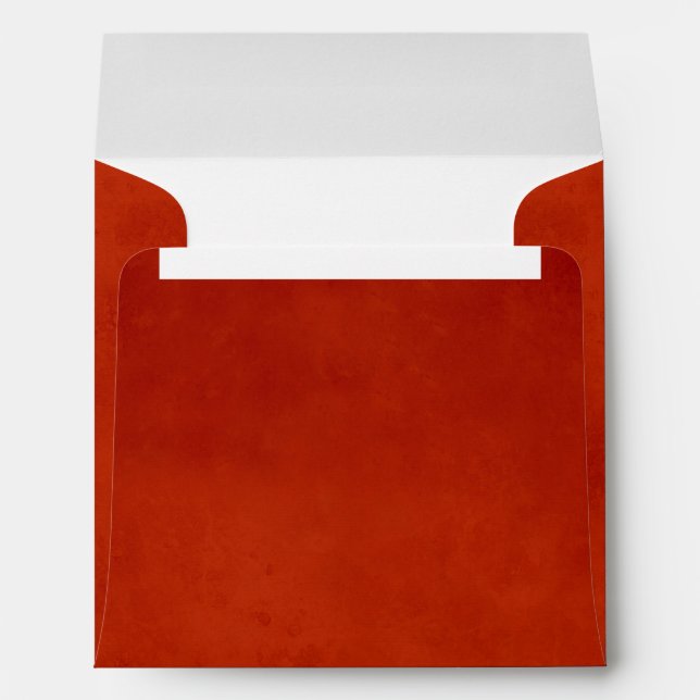 Red:Envelope Style: Square Paper Type: Paper Envelope (Back (Bottom))