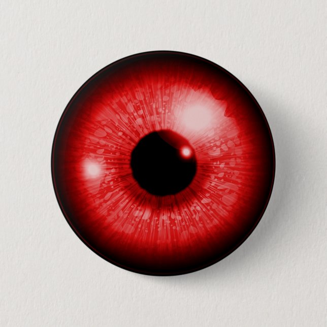 Red Eye 2 Inch Round Button (Front)
