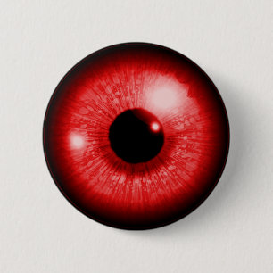Red Eye 2 Inch Round Button