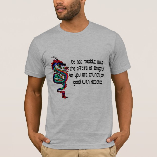 Red eye don't mess with Dragons T-shirts dungeon (Front)