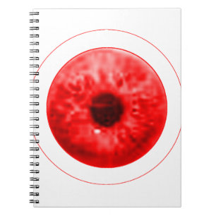 Red Eye Eyeball jGibney The MUSEUM Artist Serie Notebook