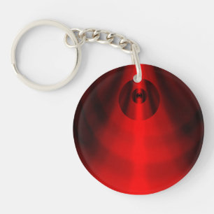 Red eye keychain