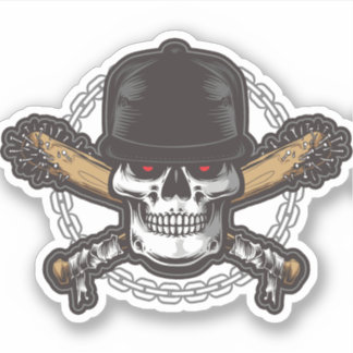 Red Eye Pirate Skull