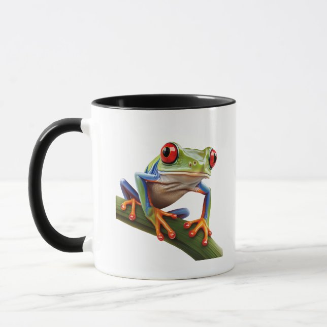 Red-eye tree frog Costa Rica Mug (Left)