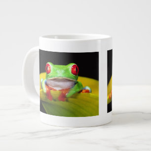 Red Eye Treefrog, Agalychinis callidryas, Native Large Coffee Mug