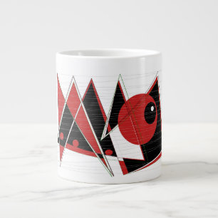 Red Eye Watching Extra Large Mug