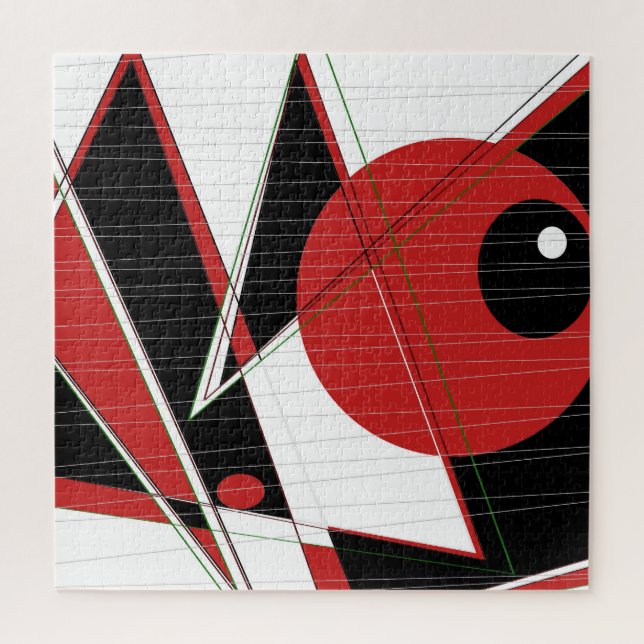 Red Eye Watching Jigsaw Puzzle (Vertical)