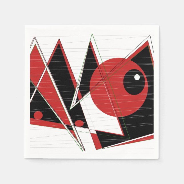 Red Eye Watching Napkins (Front)