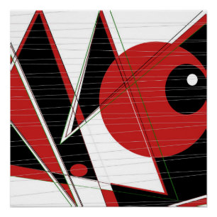 Red Eye Watching Poster