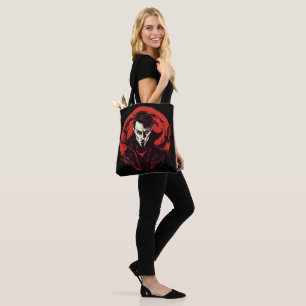 Red-Eyed Horror Tote Bag