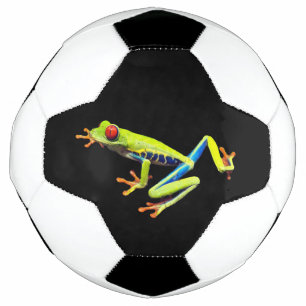 Red Eyed Painted Tree Frog Soccer Ball
